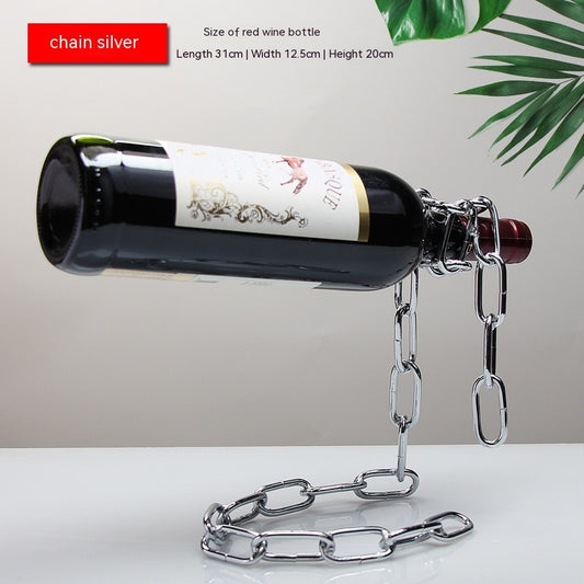 Magic Chain Wine Bottle Holder Gomaki