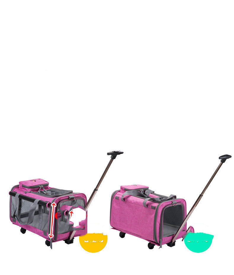 Rolling Expandable Pet Carrier Gomaki Shop
