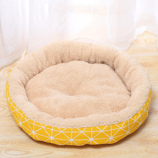 Soft Round Pet Bed Gomaki Shop