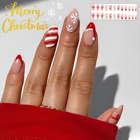 Christmas Press On Nails Set Gomaki