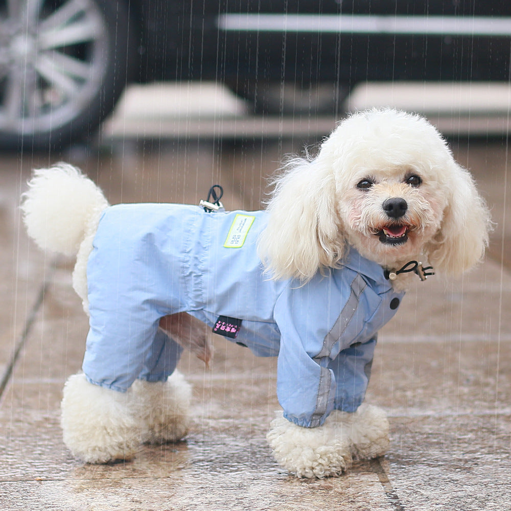 Waterproof Dog Raincoat with Hood Gomaki