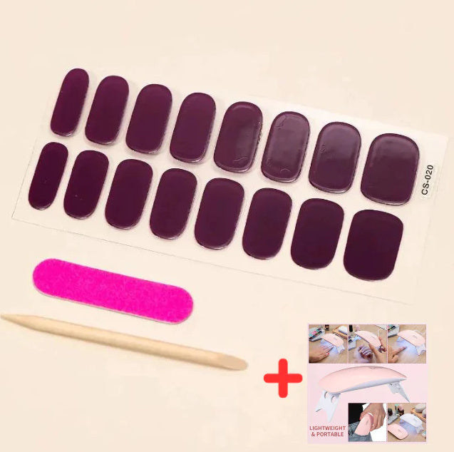 Wearing Nail Pads Baking Lamps Mini Handheld Folding Nails Gomaki