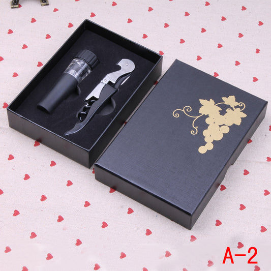 Luxury Wine Opener and Stopper Gift Set Gomaki
