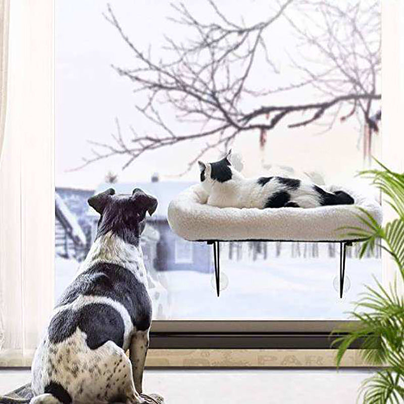 Stainless Steel Window Mounted Cat Bed Gomaki