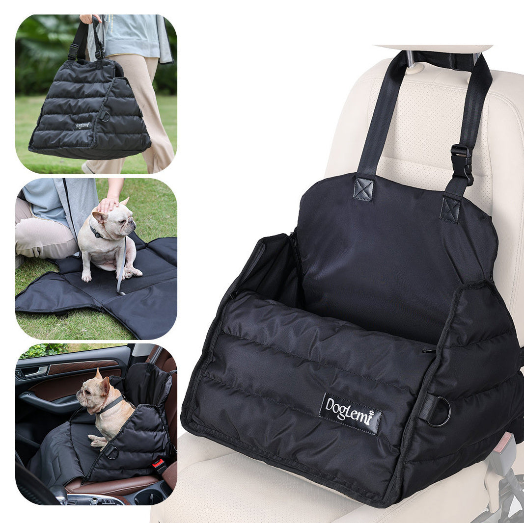 Portable Cloth Pet Carrier with Safety Harness Gomaki