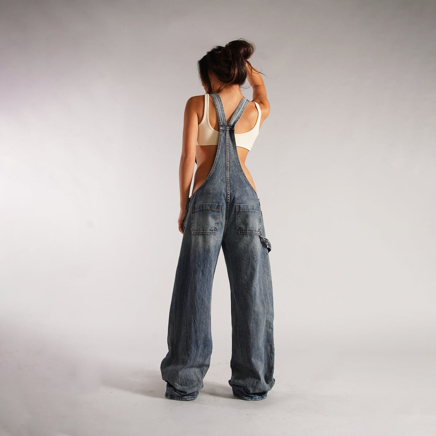 Women Baggy Denim Overalls