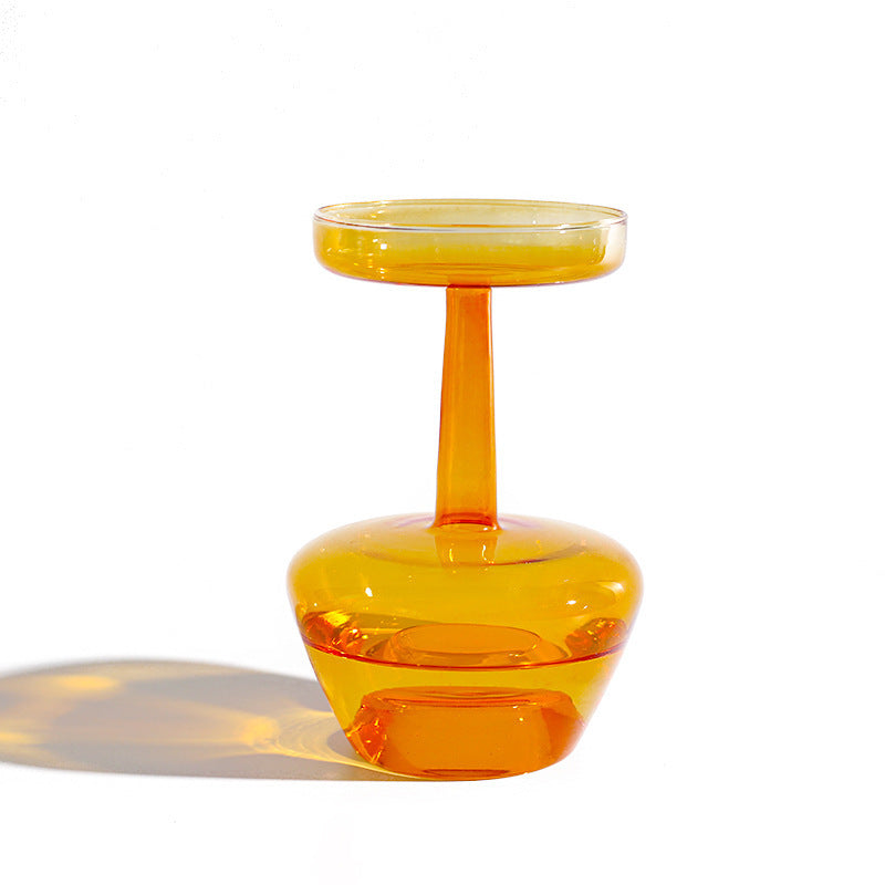 Modern Glass Vase Bubble Vase Art Colored Transparent Gomaki