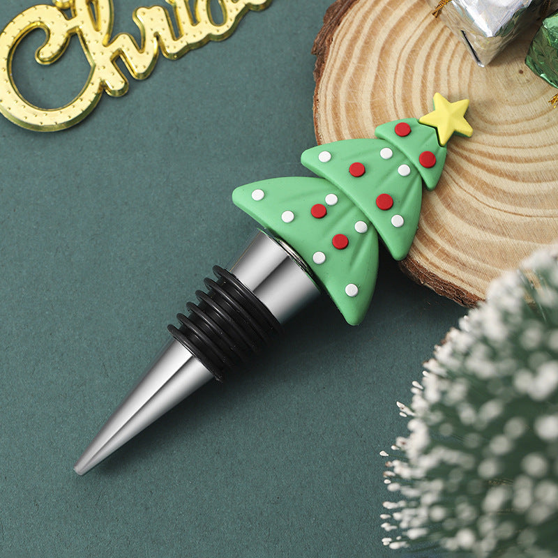 Christmas Wine Bottle Stopper Set Gomaki