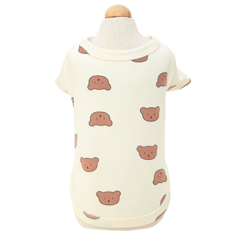 Cartoon Printed Dog T Shirt Gomaki Shop