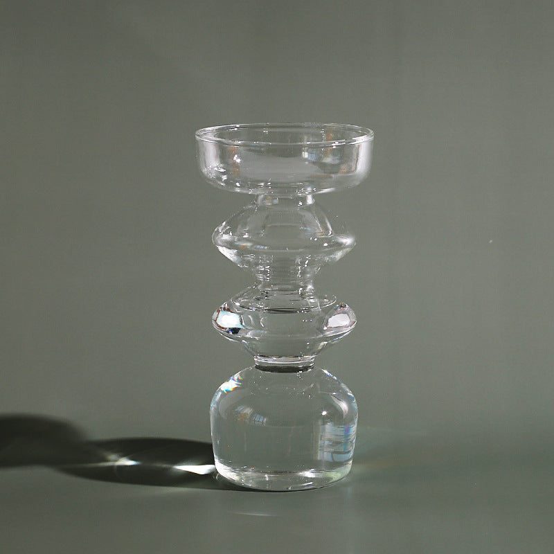 Modern Glass Vase Bubble Vase Art Colored Transparent Gomaki