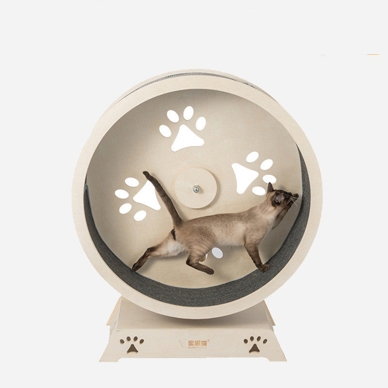 Luxury Cat Treadmill Running Wheel Silent Climbing Frame Gomaki