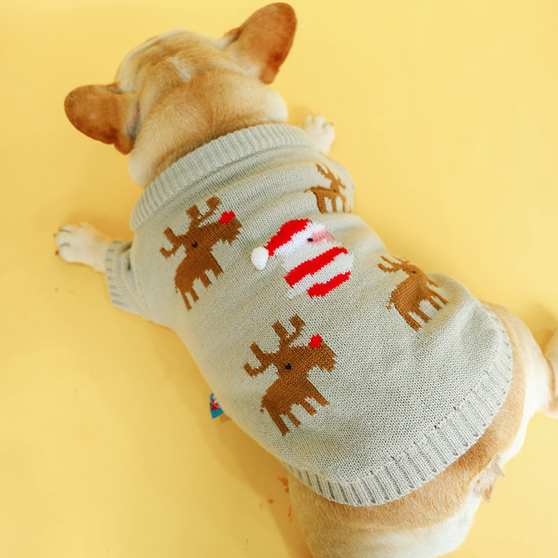 Pet Christmas Sweater Gomaki