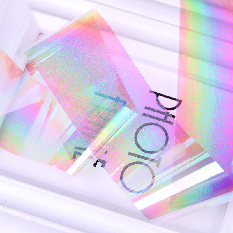 Holographic Nail Art Transfer Foil Gomaki