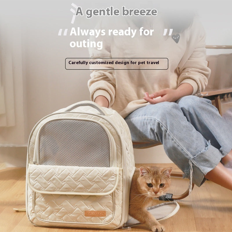 Cat Backpack Portable Pet Carrying Case Gomaky