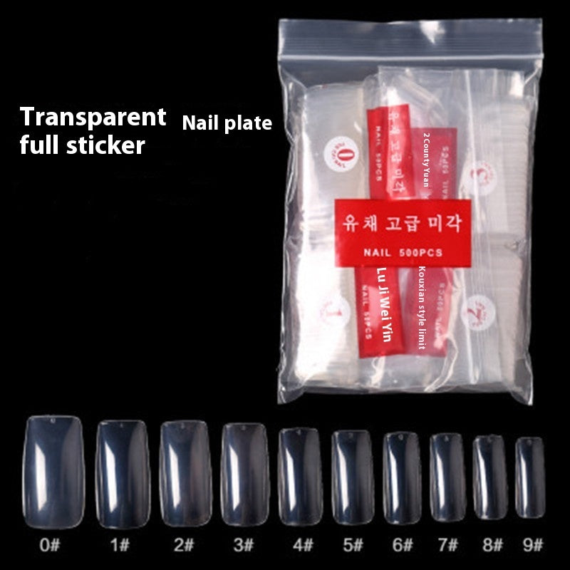 Transparent French Nail Tips Gomaki
