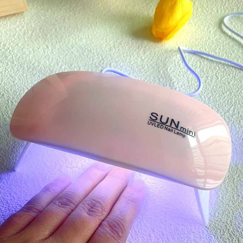 Wearing Nail Pads Baking Lamps Mini Handheld Folding Nails Gomaki