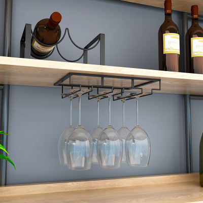 Under Cabinet Wine Glass Rack Gomaki