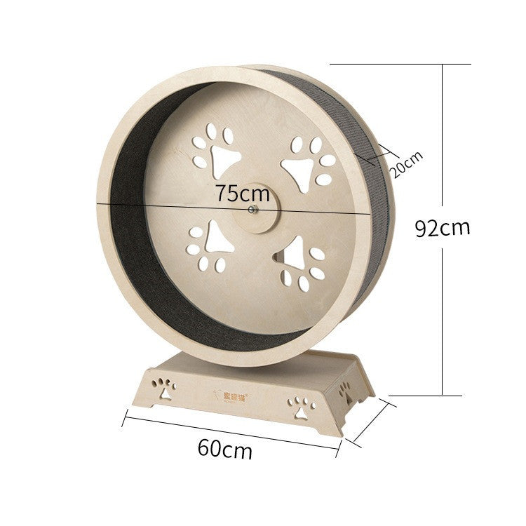 Luxury Cat Treadmill Running Wheel Silent Climbing Frame Gomaki