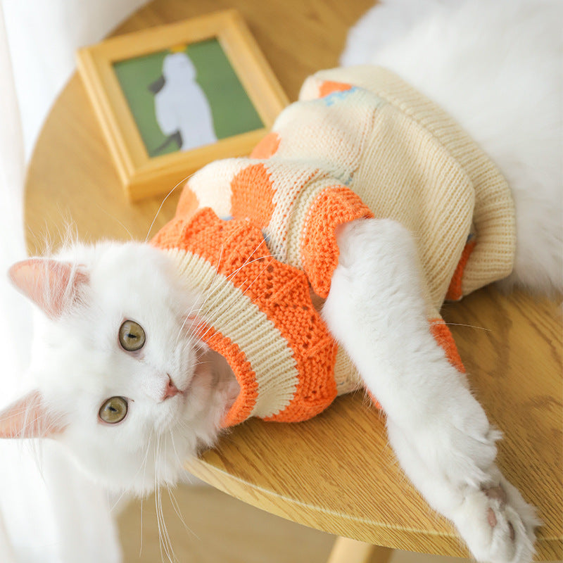 Cat Clothes Autumn Winter Gomaki