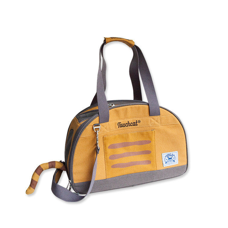 Geometric Pattern Nylon Pet Carrier Bag Gomaki