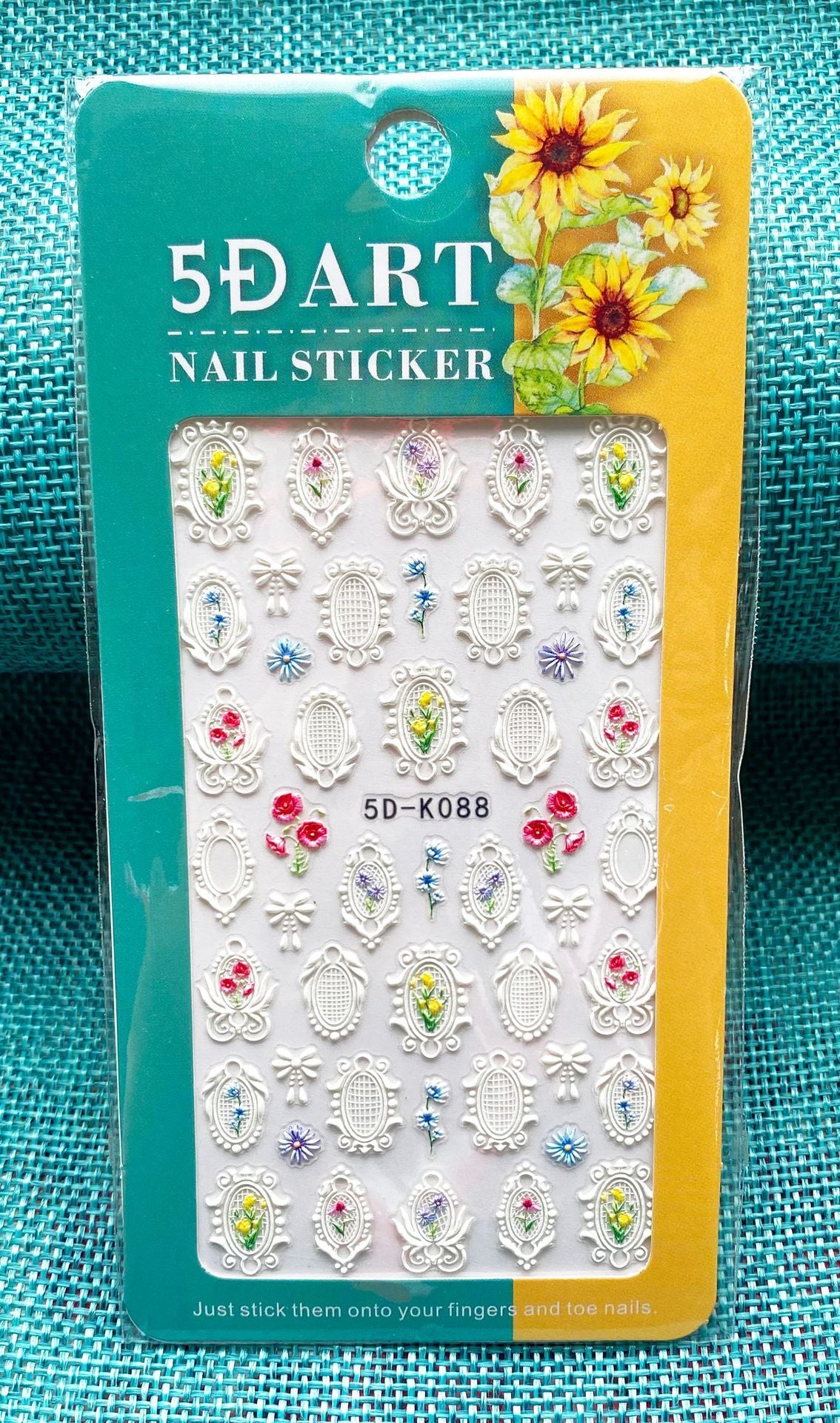 Art French Tip Nail Stickers Gomaki