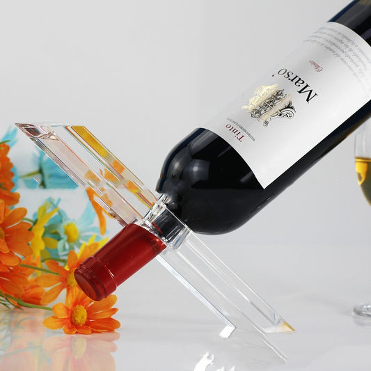 Modern Transparent Balance Rack for Home and Bar Display Gomaki