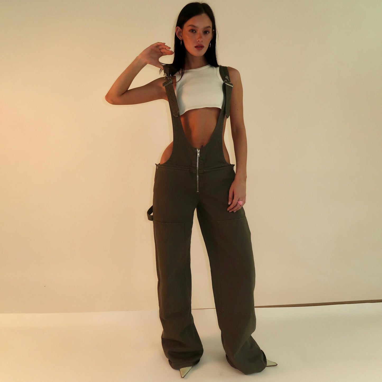 Women Baggy Denim Overalls