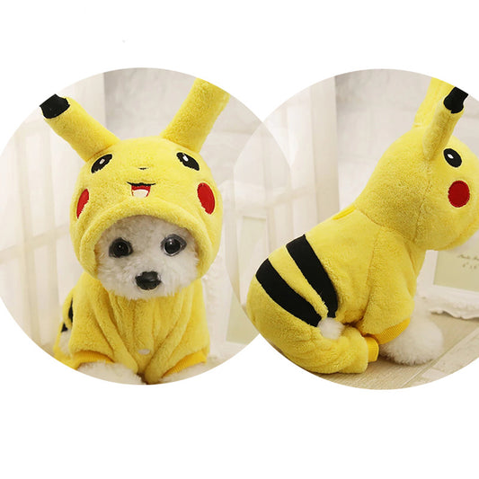 Soft Fleece Pet Costume for Small Dogs and Cats Gomaki Shop