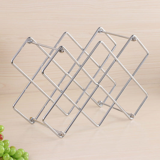 Foldable Metal Wine Rack Gomaki