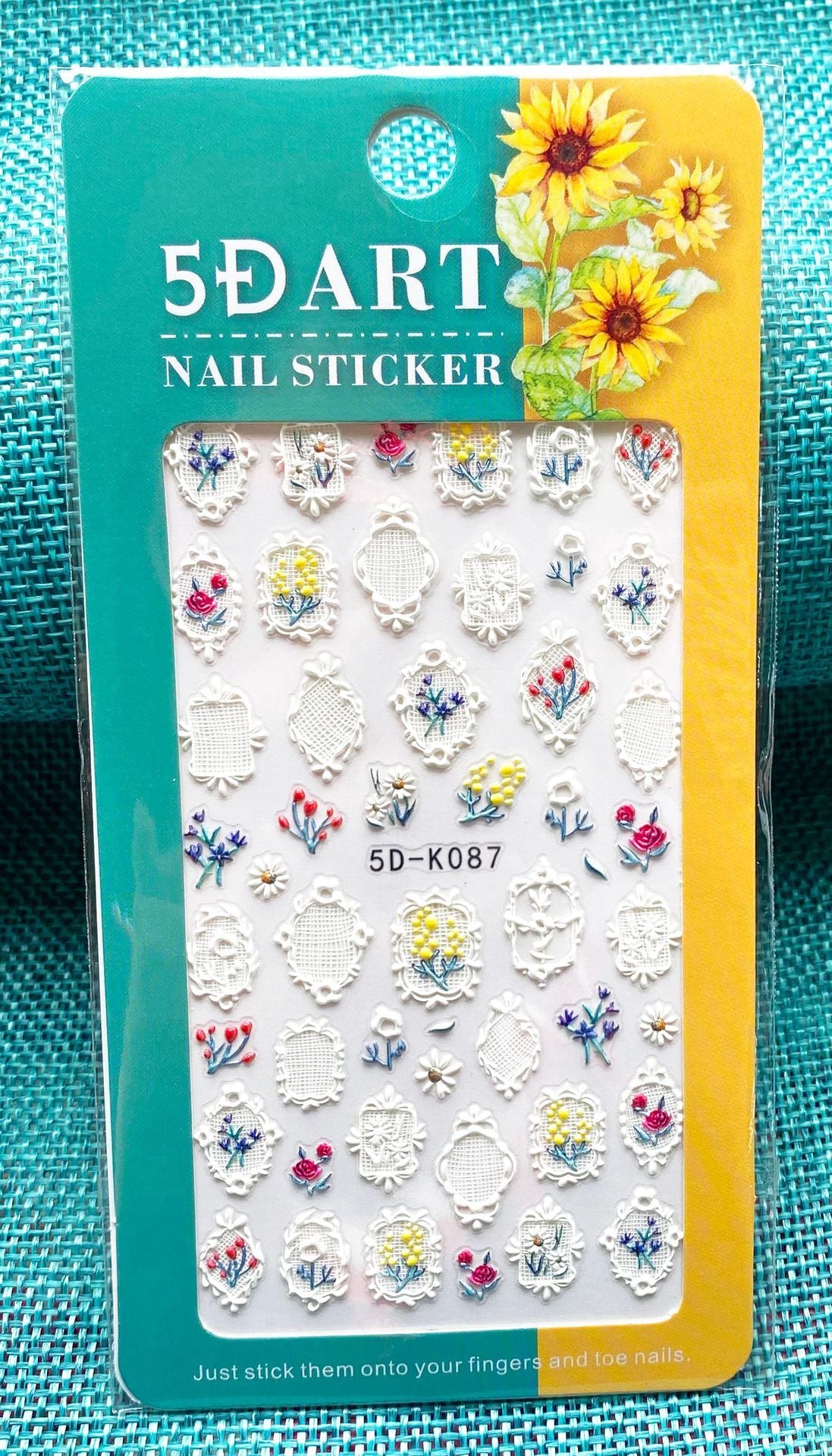 Art French Tip Nail Stickers Gomaki