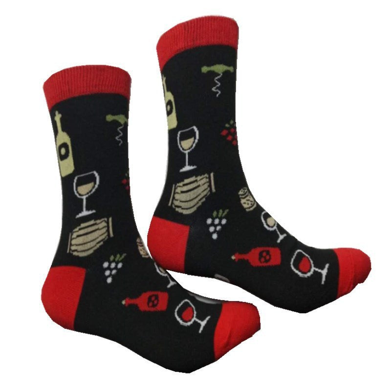 Funny Wine Lover Socks Gomaki