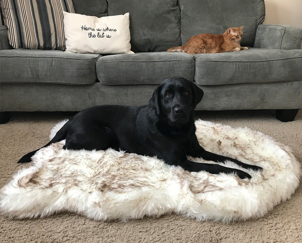 Luxury Faux Fur Pet Rug Gomaki Shop