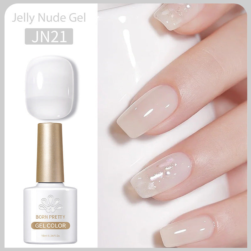 Born Pretty Jelly Nude Gel Nail Polish Gomaki