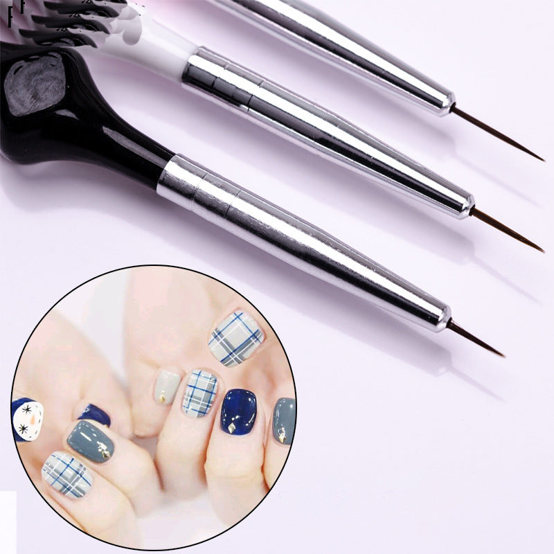 Professional Nail Art Liner Brushes Set Gomaki