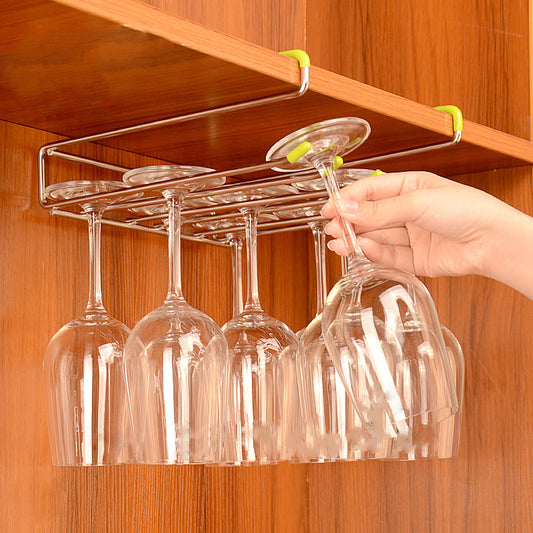 Under Cabinet Wine Glass Rack Gomaki