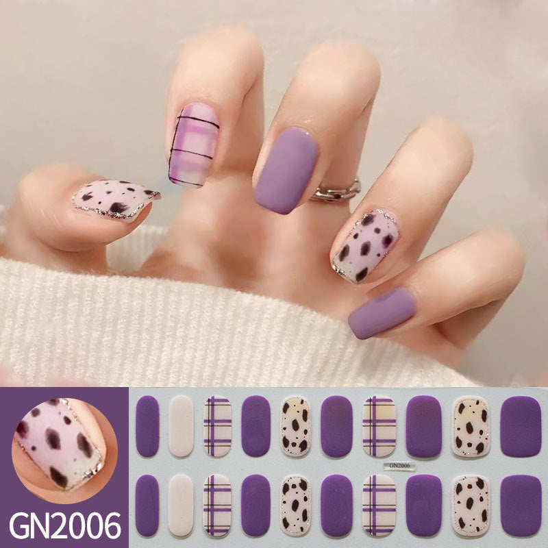 Gradient Nude Pink Nail Polish Strips Gomaki