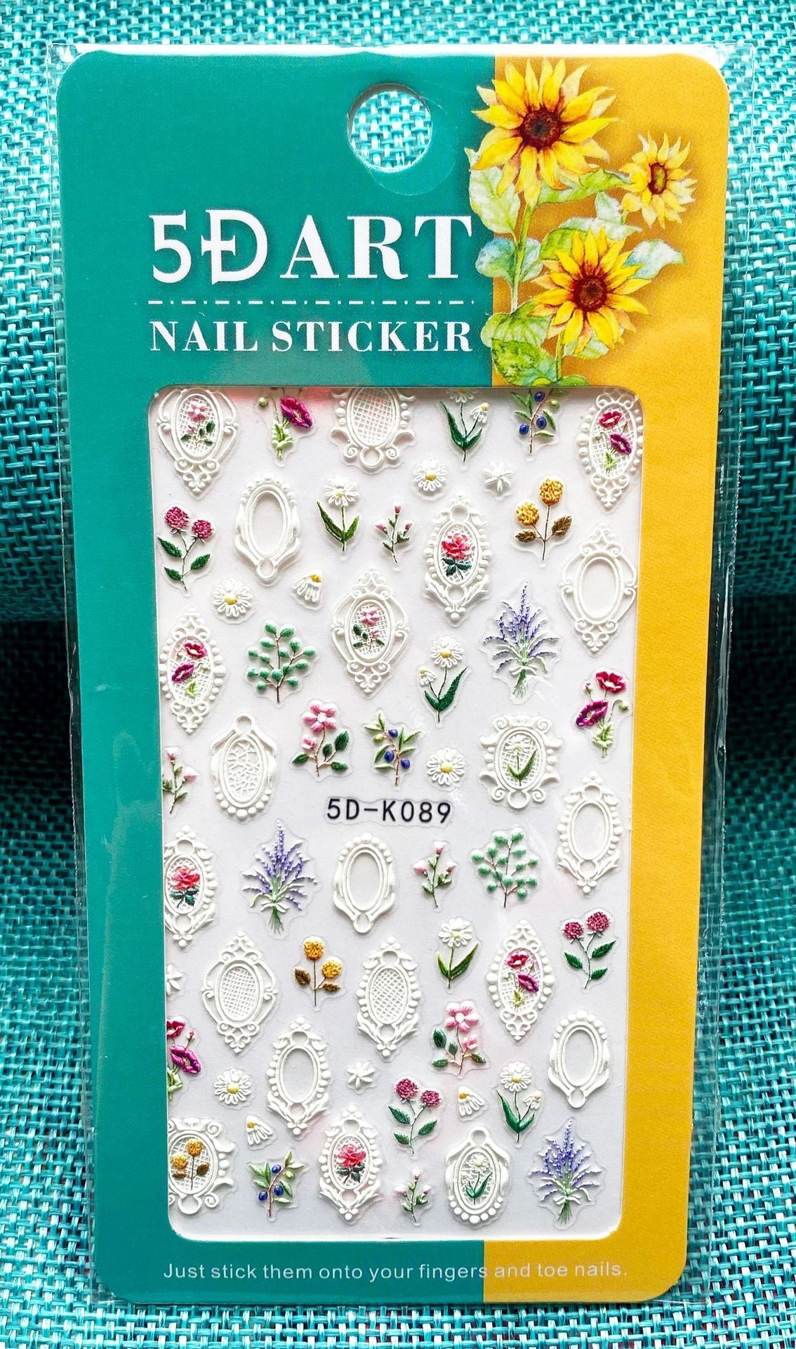 Art French Tip Nail Stickers Gomaki