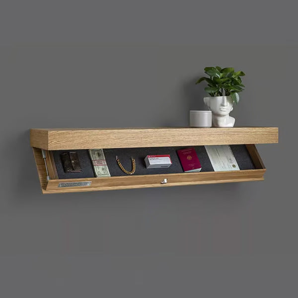 Modern Hidden Storage Floating Shelf Gomaki