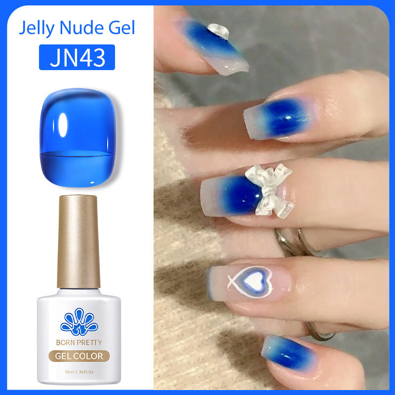 Born Pretty Jelly Nude Gel Nail Polish Gomaki