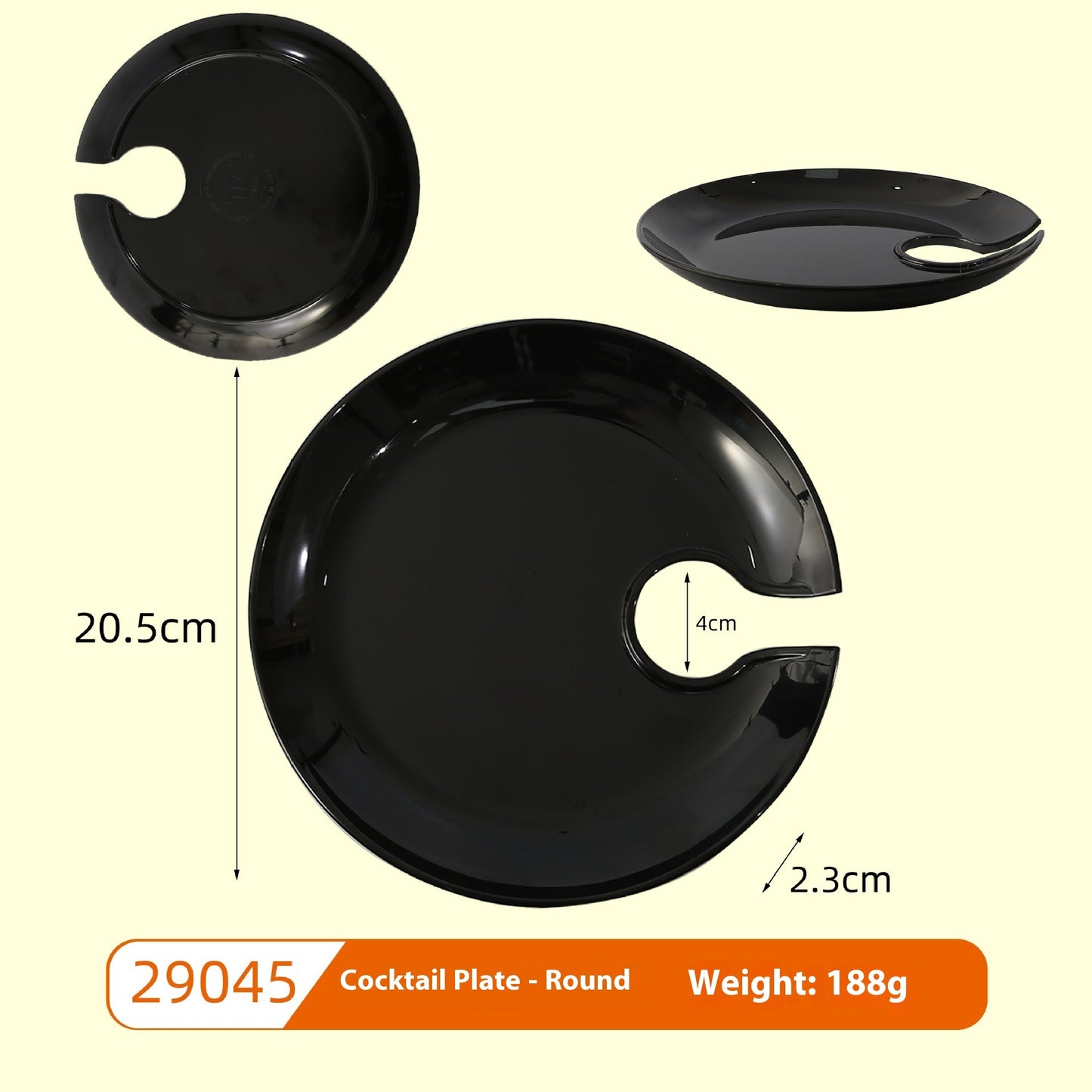 Elegant Wine Glass Holder Plate Gomaki