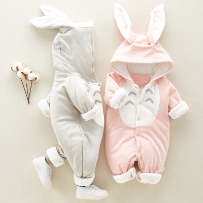 Baby Bunny Hooded Romper Gomaki