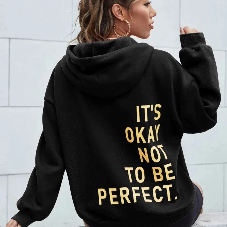 Women Oversized Printed Hoodie Gomaki