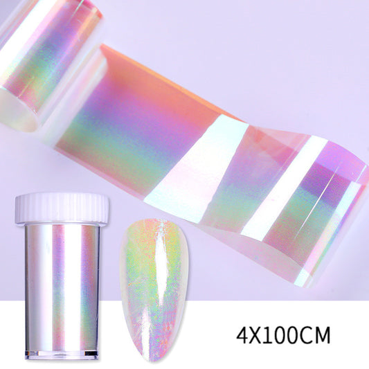 Holographic Nail Art Transfer Foil Gomaki