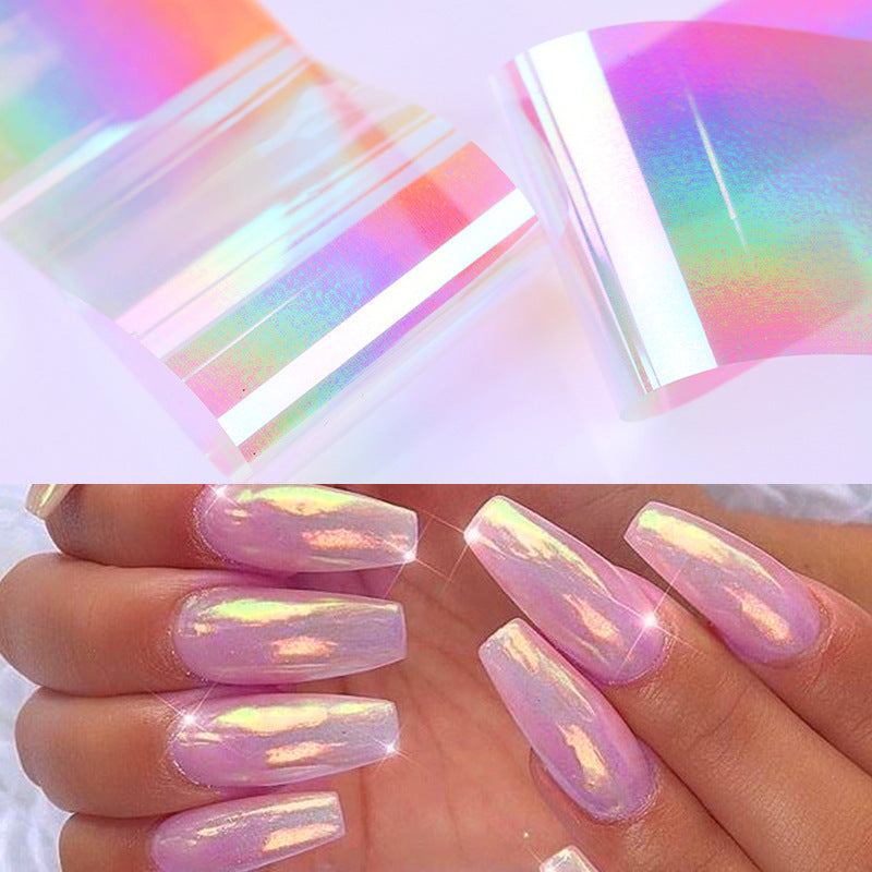 Holographic Nail Art Transfer Foil Gomaki