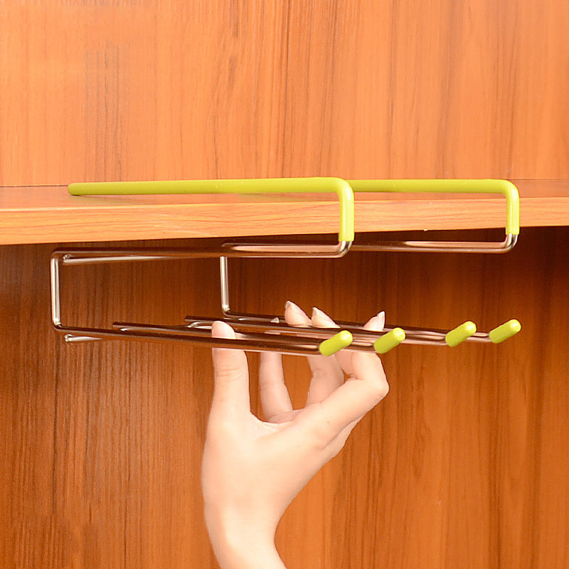 Under Cabinet Wine Glass Rack Gomaki