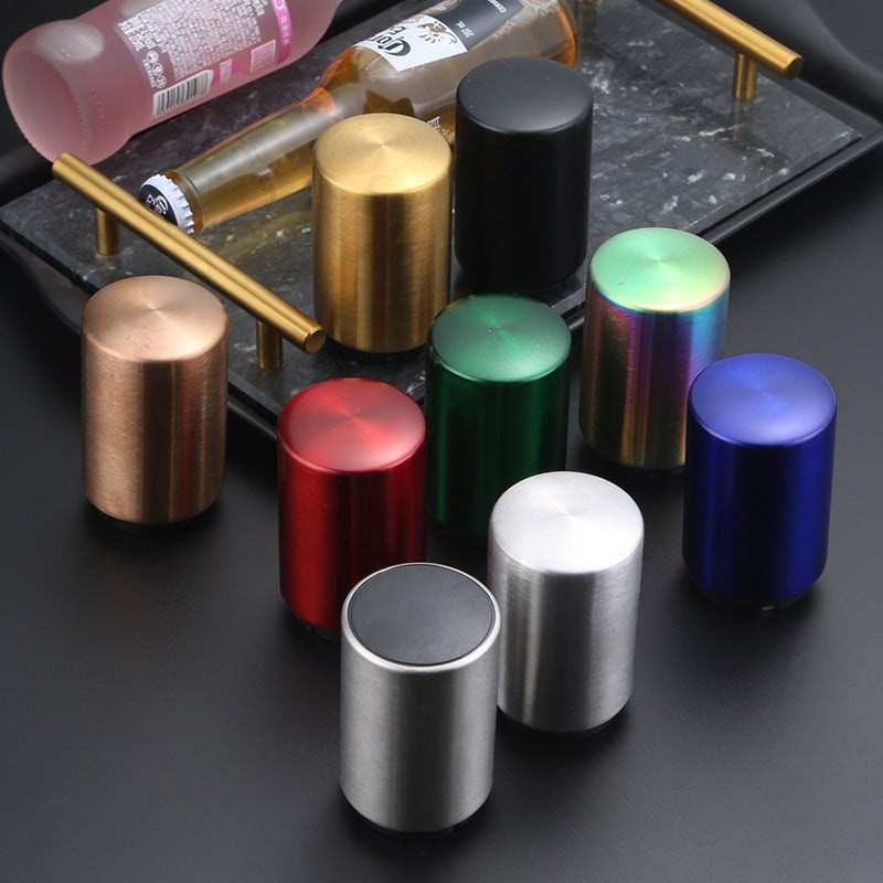 Premium Stainless Steel Wine Bottle Stopper Gomaki
