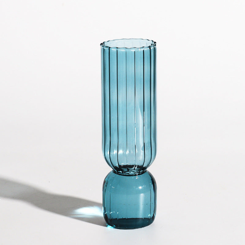 Modern Glass Vase Bubble Vase Art Colored Transparent Gomaki