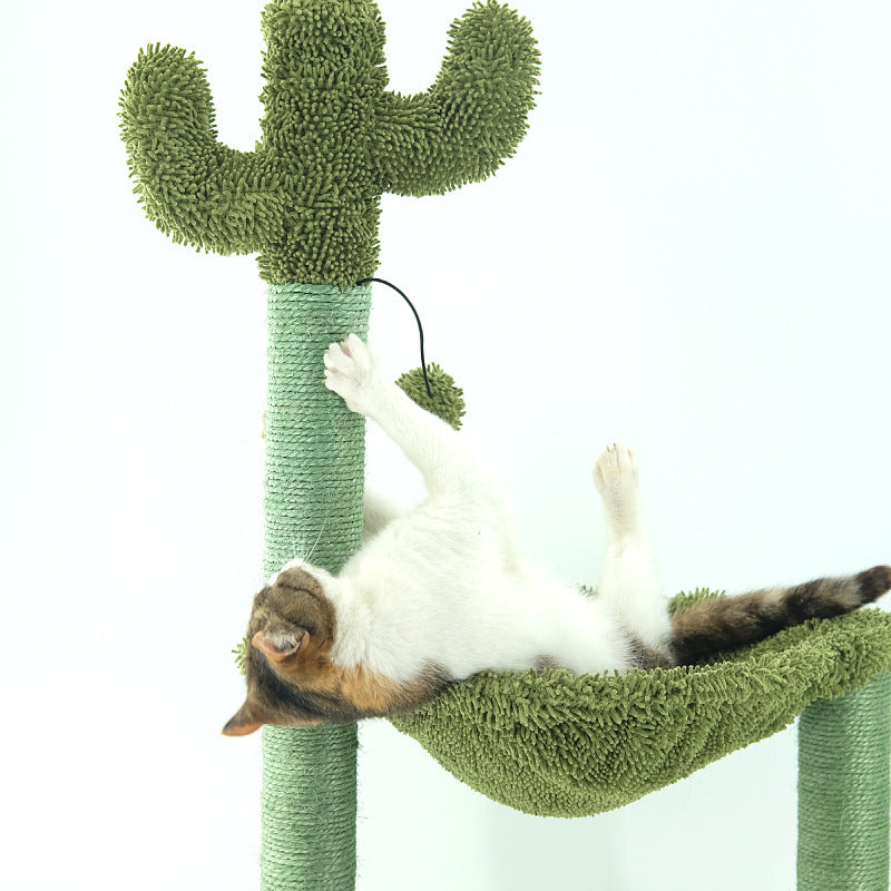 Sisal Cactus Cat Tree Scratching Posts Gomaki