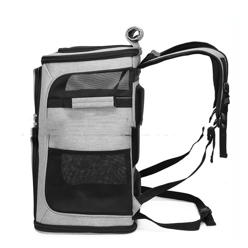 Modern Double Layer Pet Backpack Carrier Gomaki
