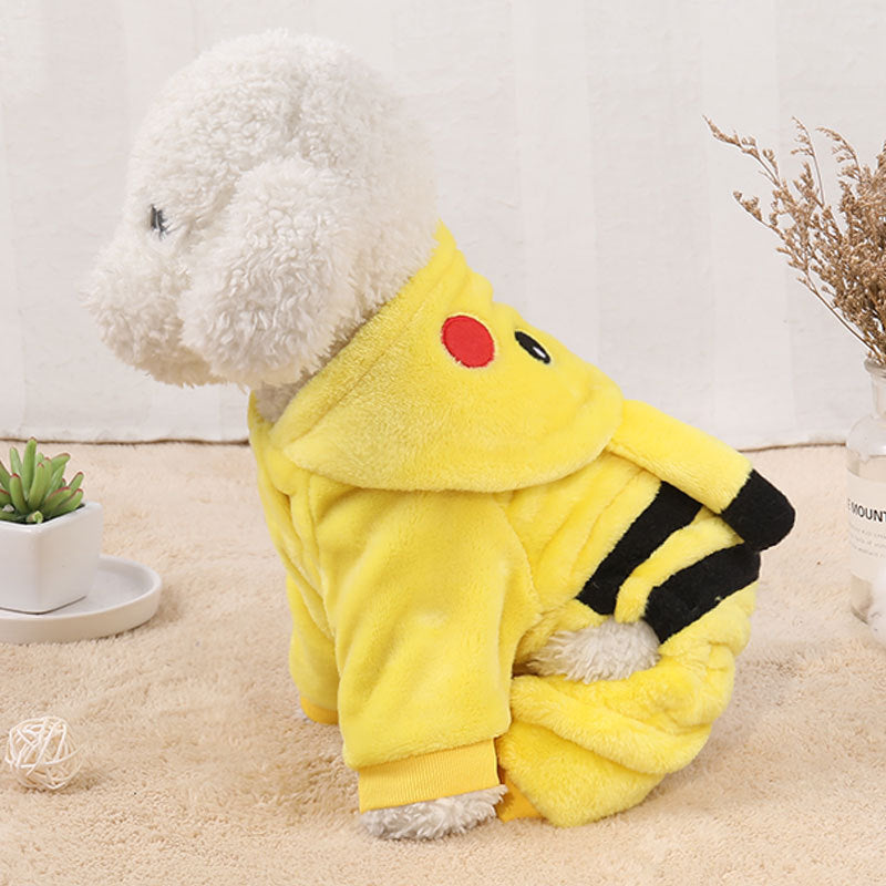 Soft Fleece Pet Costume for Small Dogs and Cats Gomaki Shop